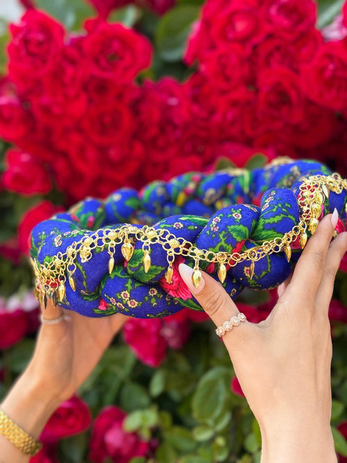 Blue Blossom Kurdish Crown