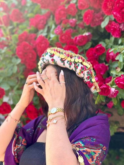 Blossom Gold Kurdish Crown