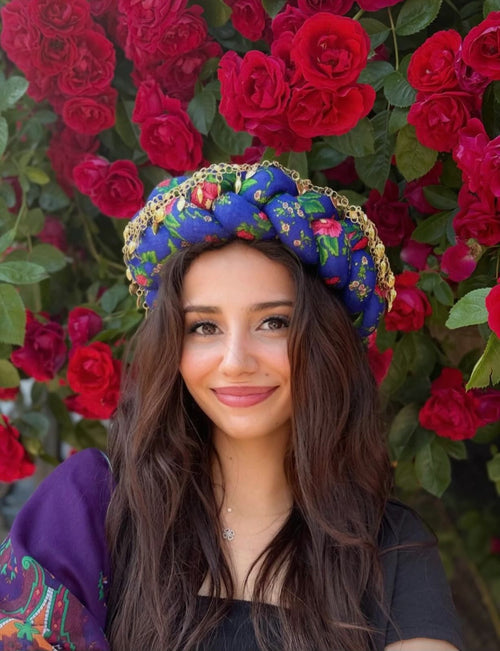 Blue Blossom Kurdish Crown