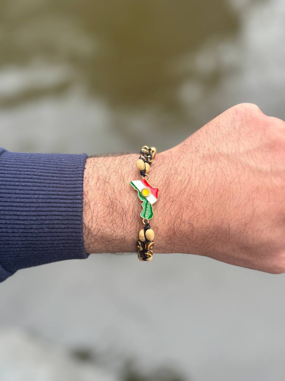 Kurdistan Map Bracelet – Beaded Edition